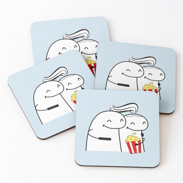 Item preview, Couple Flo.rk Eating Popcorn  designed and sold by SerenahillSS.