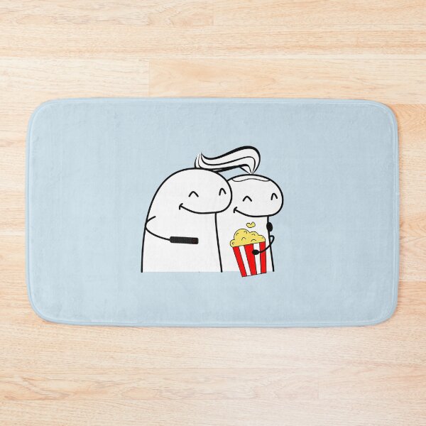 Item preview, Couple Flo.rk Eating Popcorn  designed and sold by SerenahillSS.