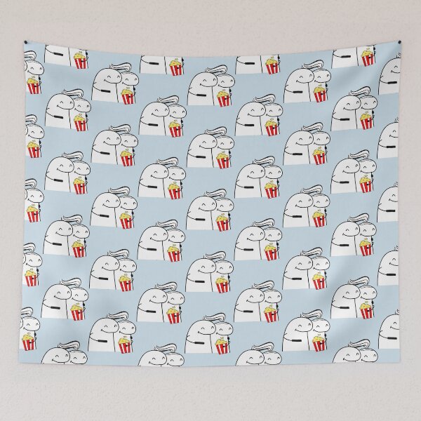Item preview, Couple Flo.rk Eating Popcorn  designed and sold by SerenahillSS.