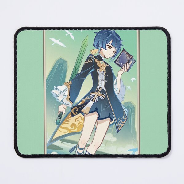 Item preview, Genshin Impact Xingqiu Card designed and sold by HuckleberryArts.