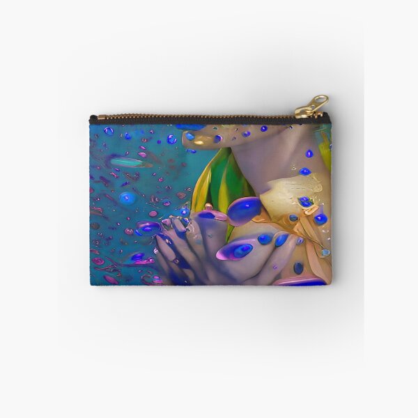 Item preview, Female Abstract Blue and Yellow Hair designed and sold by deniselynnimage.