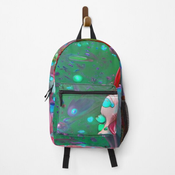 Item preview, Female Abstract Green and Red Hair designed and sold by deniselynnimage.