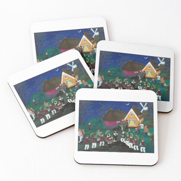 Item preview, Horn Dance, Thaxted Patronal Festival designed and sold by ClareWildeArt.