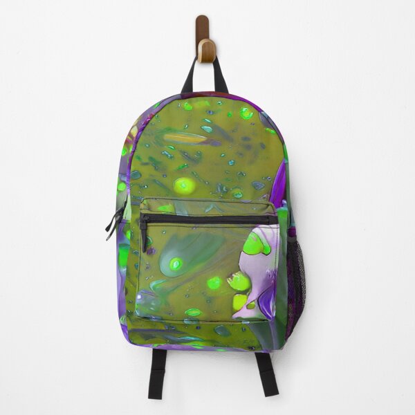 Item preview, Female Abstract Green and Purple Hair  designed and sold by deniselynnimage.