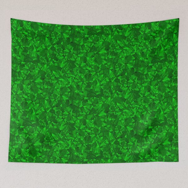 Item preview, Leaf Crystal Half-drop Green Repeat 5748 designed and sold by Art in My Loft.