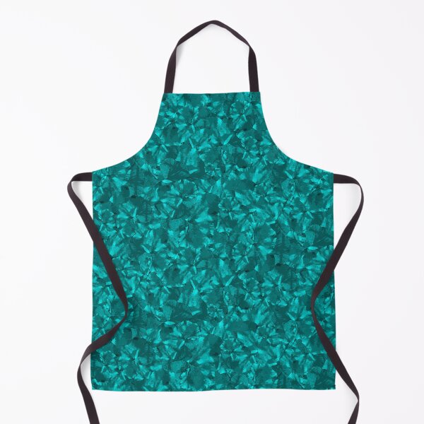 Item preview, Leaf Crystal Half-drop Teal Repeat 5748 designed and sold by Art in My Loft.