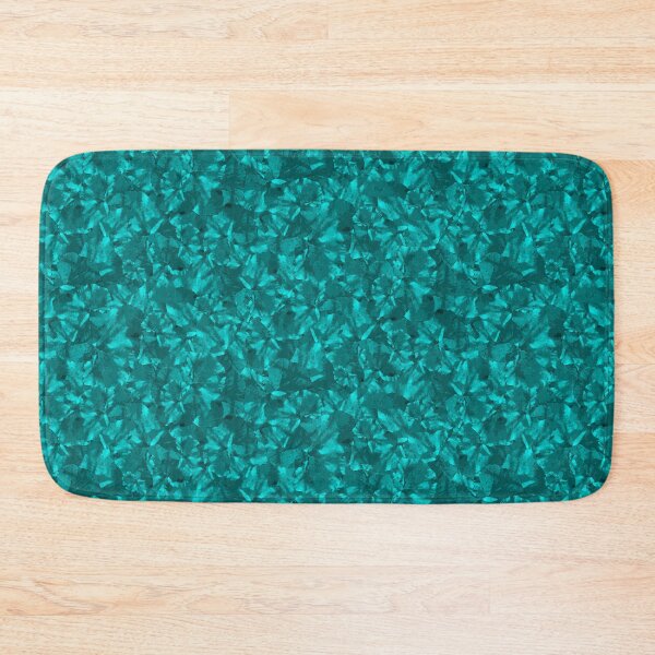 Item preview, Leaf Crystal Half-drop Teal Repeat 5748 designed and sold by Art in My Loft.