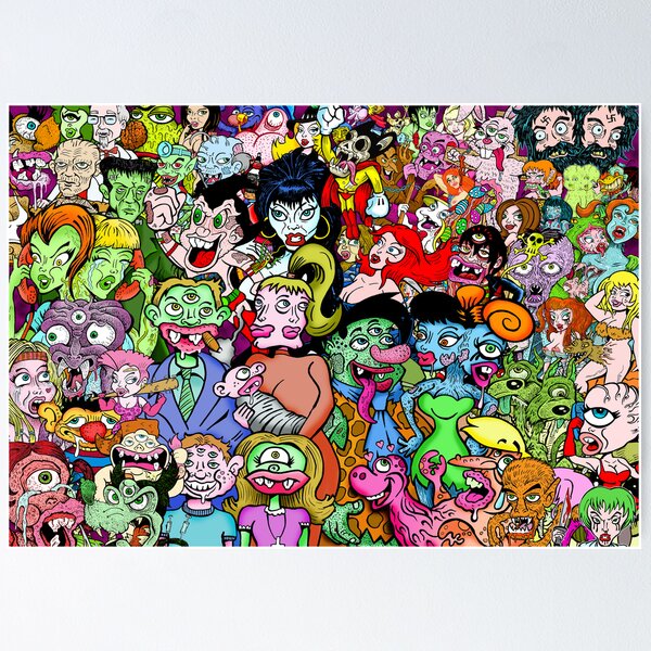 Item preview, Freak Sideshow Poster designed and sold by Ross Radiation.