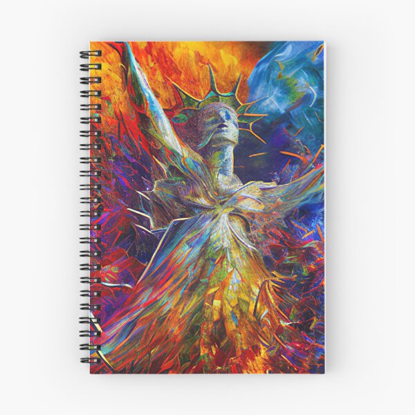 Aperçu de l'œuvre Art libre haut en couleur créée et vendue par PinkParrotStore.