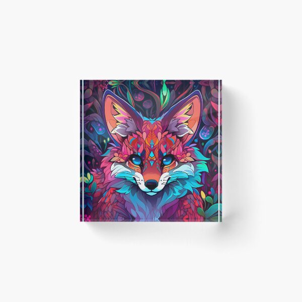 Item preview, Magic Rainbow Fox designed and sold by SecretDicer.