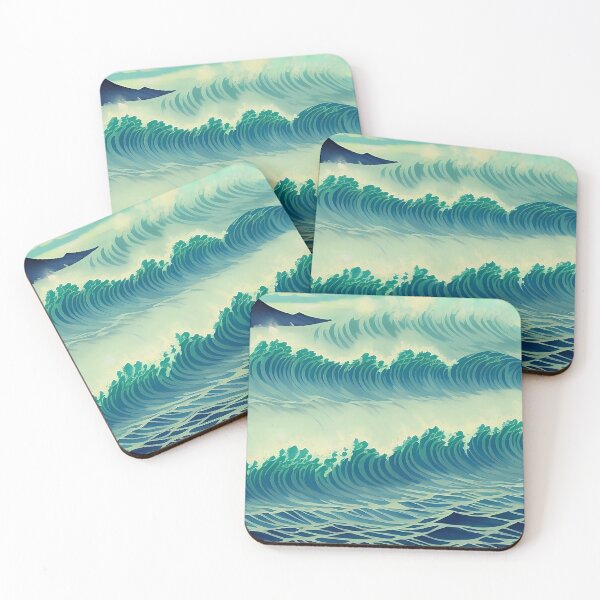 Item preview, Roaring Japanese Waves | Pattern designed and sold by ArtsyAmp.