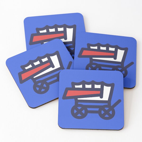 Item preview, Buffalo Circle the Wagons Pop Art Logo Cartoon designed and sold by Southtowns Carl.