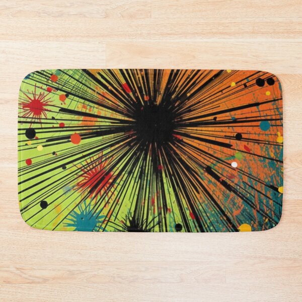 Item preview, Colorful abstract background pettern Color decorative element Geometric pop art designed and sold by PinkPinkArts.