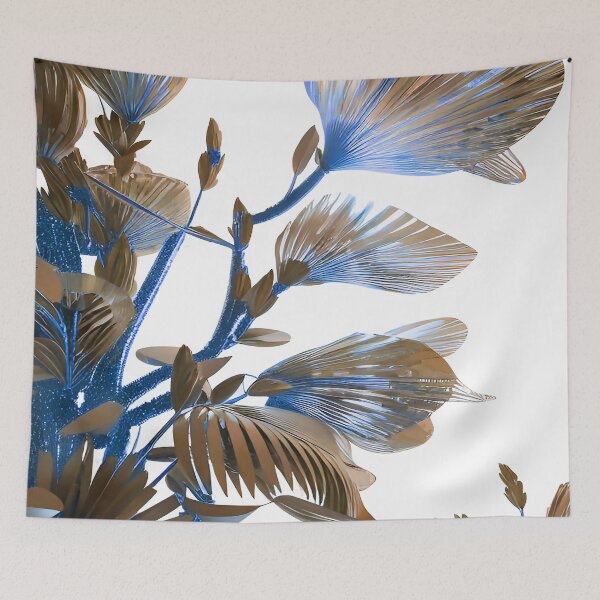 Aperçu de l'œuvre Plants with Blue Glimmering Highlights créée et vendue par deniselynnimage.