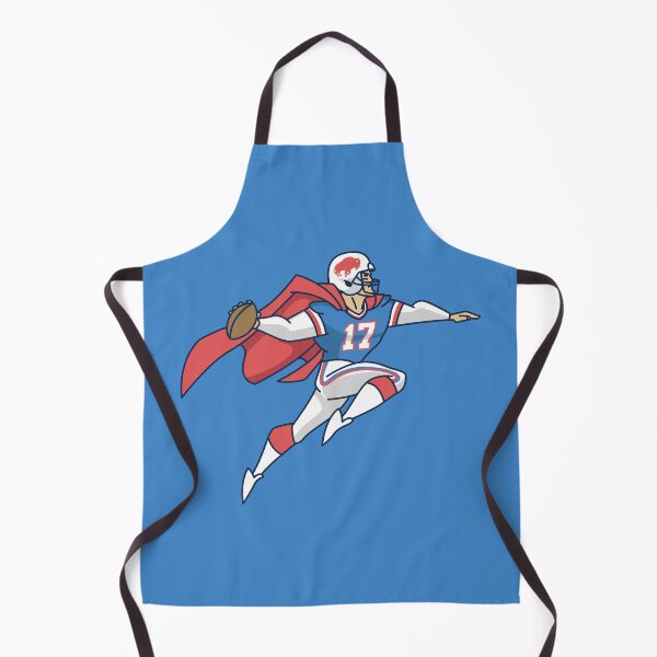 Item preview, Super Josh Buffalo Football Cartoon Pop Art Drawing, Super Hero 90's Retro Quarterback designed and sold by Southtowns Carl.