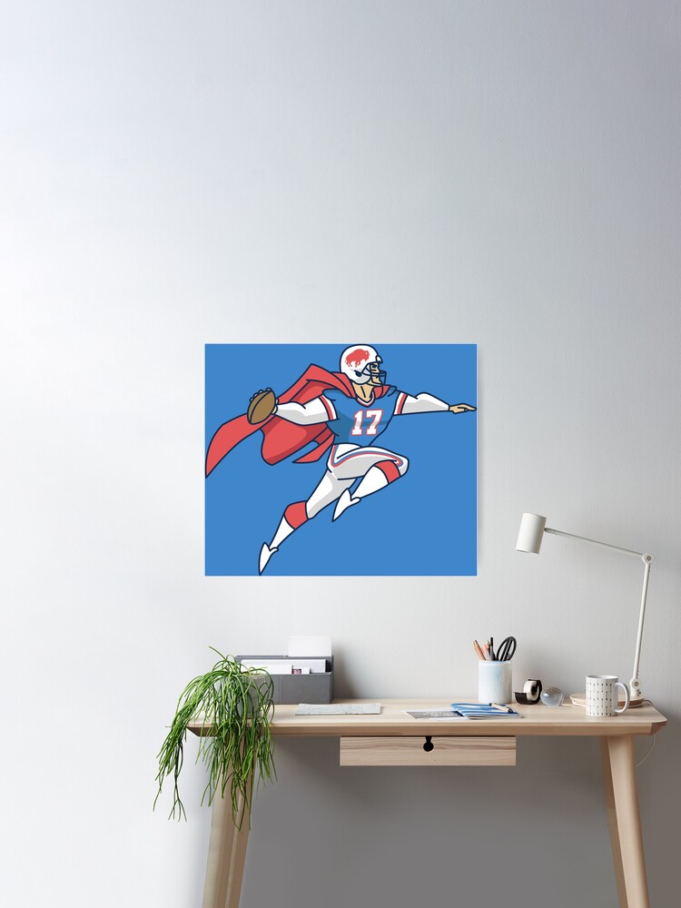 Josh Allen - Bills QB, Football illustration, Captain america, Superhero