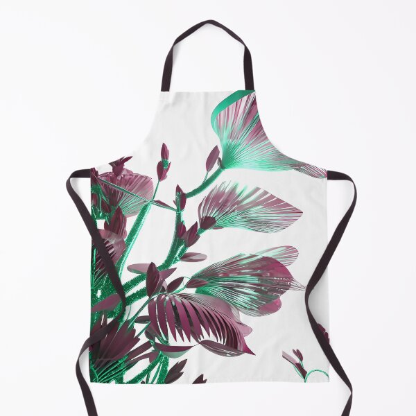 Item preview, Plants Green Leaves with Glimmering Pink Highlights designed and sold by deniselynnimage.