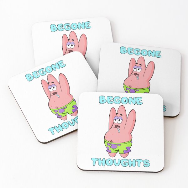 Item preview, Begone thoughts starfish sticker designed and sold by FaultyOverlord.