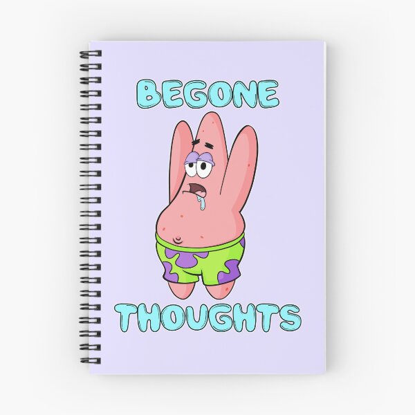 Item preview, Begone thoughts starfish sticker designed and sold by FaultyOverlord.