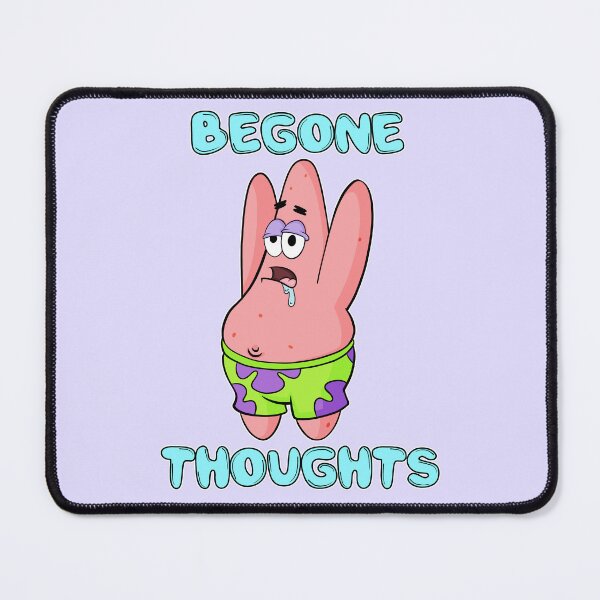 Item preview, Begone thoughts starfish sticker designed and sold by FaultyOverlord.