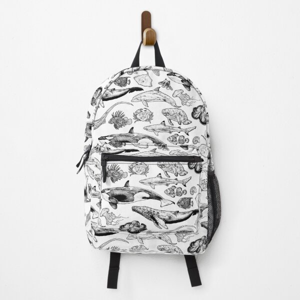 Item preview, Marine Life in Ink - Black & White designed and sold by Elizabeth Weglein.