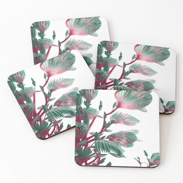 Item preview, Plants Green with Red Glimmering Highlights in Christmas Green and Red designed and sold by deniselynnimage.