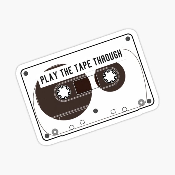 Item preview, Play the Tape Through designed and sold by RecoveryRox.