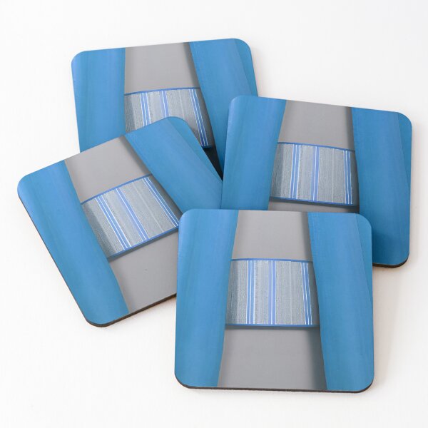 Aperçu de l'œuvre Fabric Blue with Vertical Stripes créée et vendue par deniselynnimage.