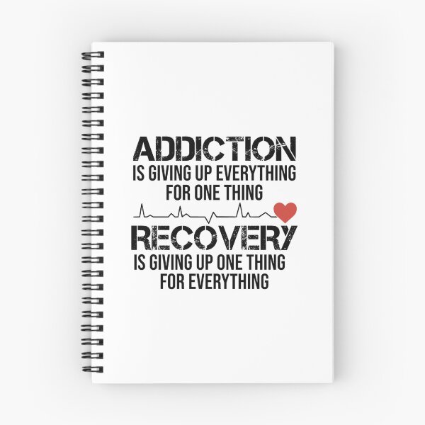 Item preview, Addiction VS Recovery AA NA Heartbeat for a Clean Sober Life designed and sold by RecoveryRox.