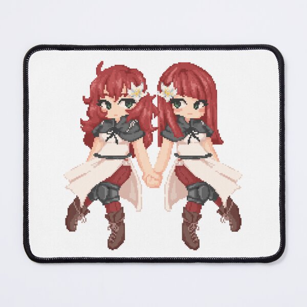 Item preview, Nier twins pixel art designed and sold by miooaoyamyam.