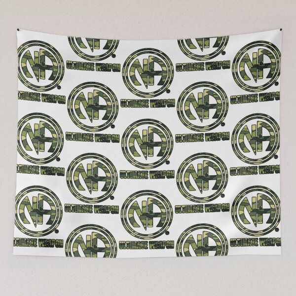 Item preview, Narcotics Anonymous Gifts 12 Steps Camo Ultimate Weapon designed and sold by RecoveryRox.