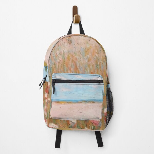 Item preview, pink wheat fields field cottages abstract decorative painting03 designed and sold by UnaWu533.