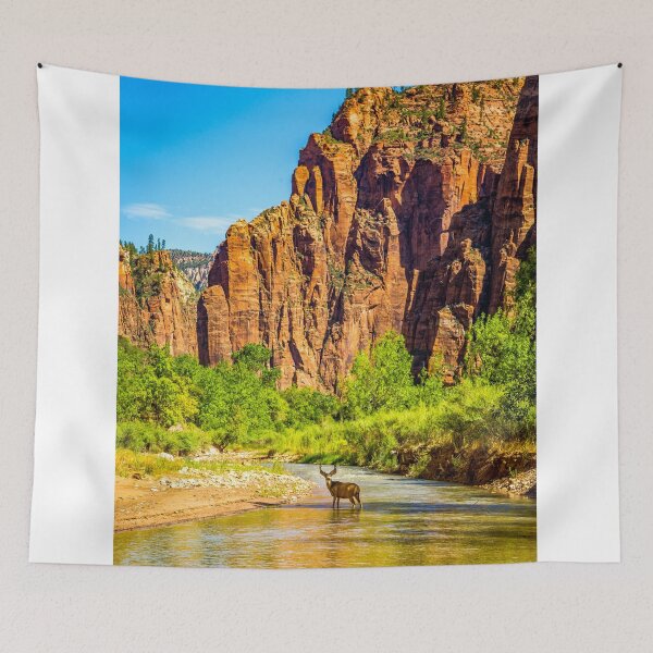 Item preview, Mule deer at Zion National Park designed and sold by GestaltImagery.