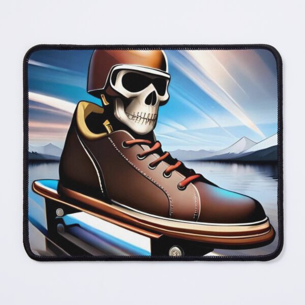 Item preview, Skeleton on skateboard designed and sold by MyStickeroonies.