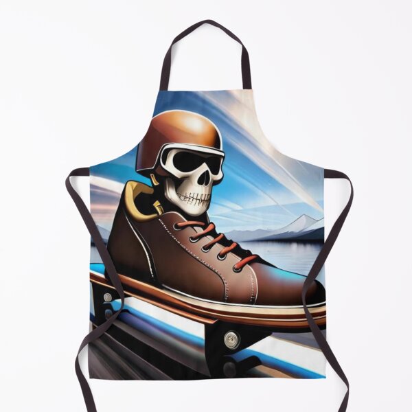 Item preview, Skeleton on skateboard designed and sold by MyStickeroonies.