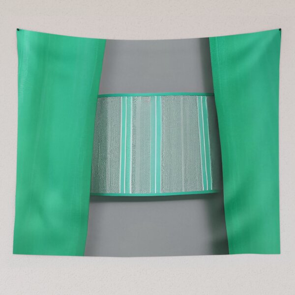 Item preview, Fabric Mint Green with Vertical Stripes designed and sold by deniselynnimage.