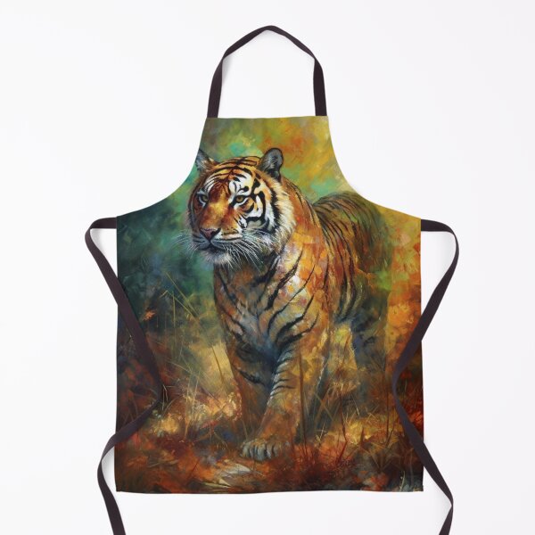 Item preview, Wildlife Wild Animals Unique Creatures Abstract Art Majestic Tiger designed and sold by MPCFICTION.
