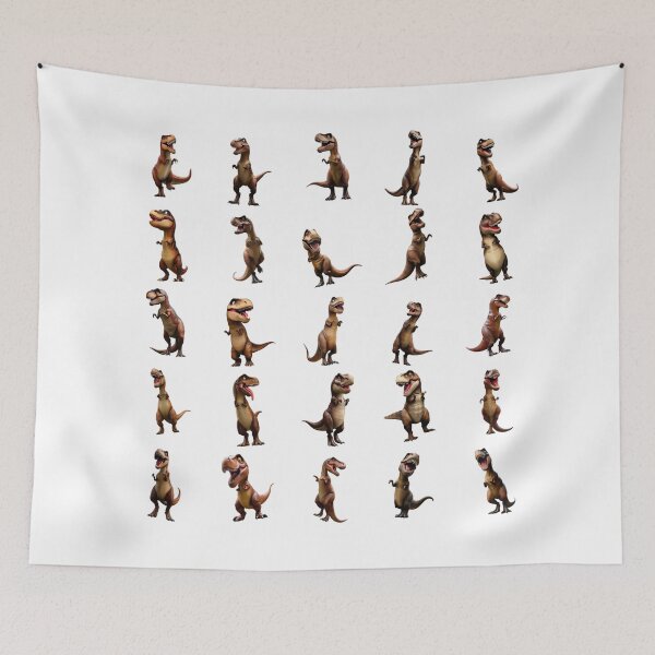 Item preview, T-Rex Dino Dance Party designed and sold by Pixel4Art.