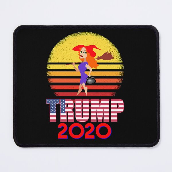 Item preview, 2020 Donald Trump silhouette Republican Redhat Witch Sunset funny sarcastic political design designed and sold by adfordakesha.