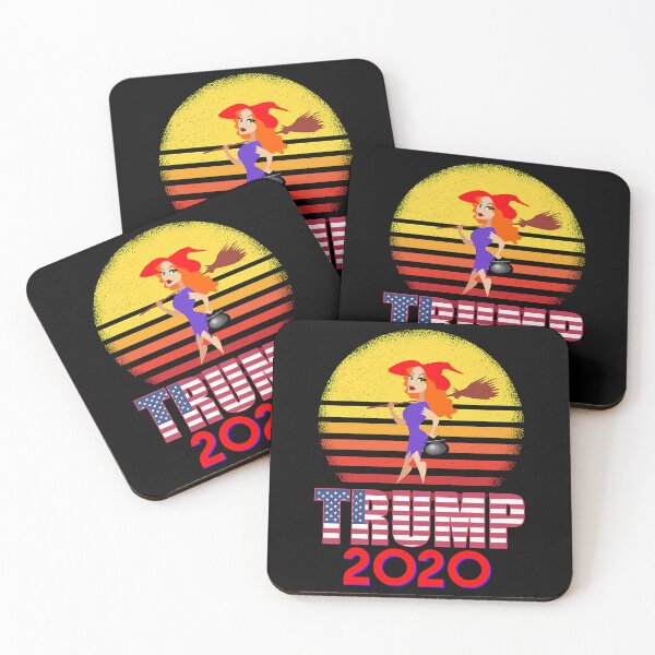 Artikelvorschau, 2020 Donald Trump Silhouette Republikaner Redhat Witch Sunset lustiges sarkastisches politisches Design entworfen und verkauft von adfordakesha.