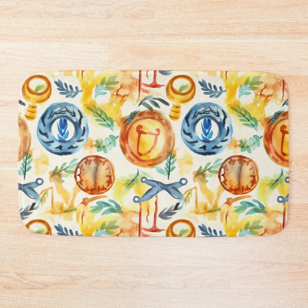 Item preview, Mythological Narratives: Vibrant Watercolor Pattern designed and sold by GiveMeMood.