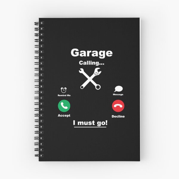 Item preview, Garage calling White text logo designed and sold by bafelmauk.
