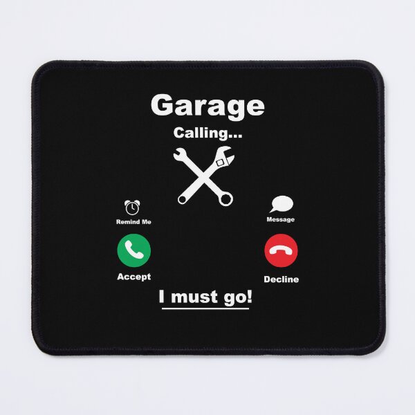 Item preview, Garage calling White text logo designed and sold by bafelmauk.