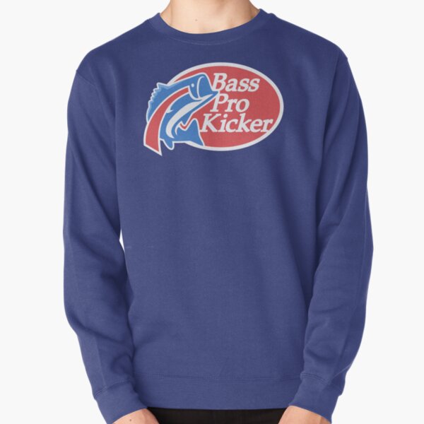 Bass Kicker Pop Art Buffalo Logo Design Pullover Sweatshirt