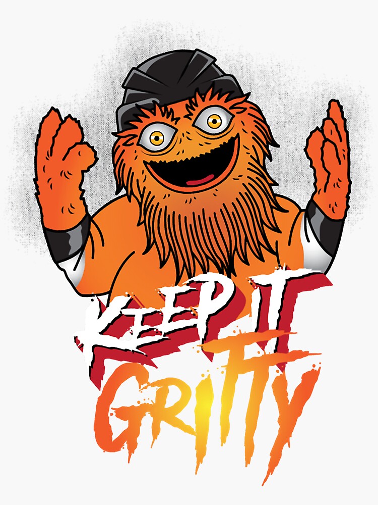 Buy Wholesale Gritty mascot card, Flyers fan gift idea, funny