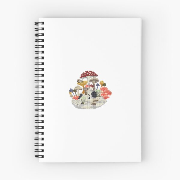 Item preview, MUSHROOMS AND BUTTERFLY CROSS STITCH. designed and sold by coffeeflavour.
