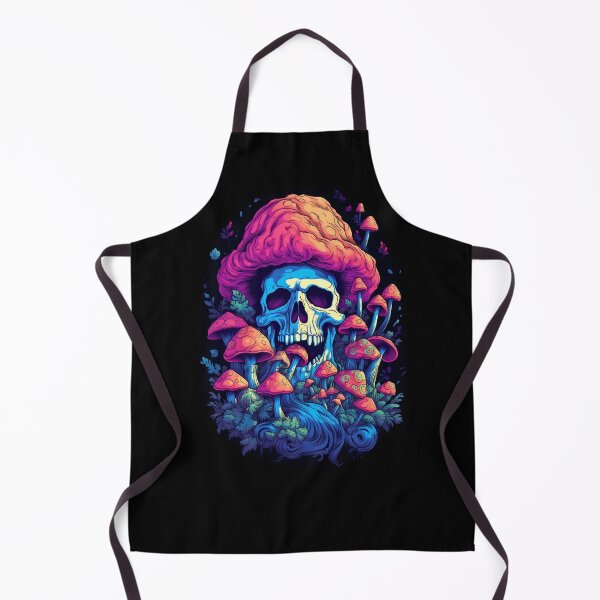 Item preview, Psychedelic multicolors Mushroom overgrown skull designed and sold by MDCGraphics.