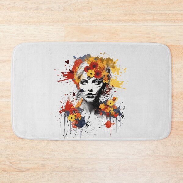 Item preview, Floral Illustration - Trash Polka Inspired - German woman designed and sold by brindled.
