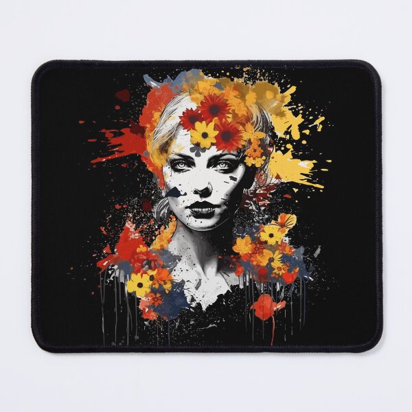Item preview, Floral Illustration - Trash Polka Inspired - German woman designed and sold by brindled.