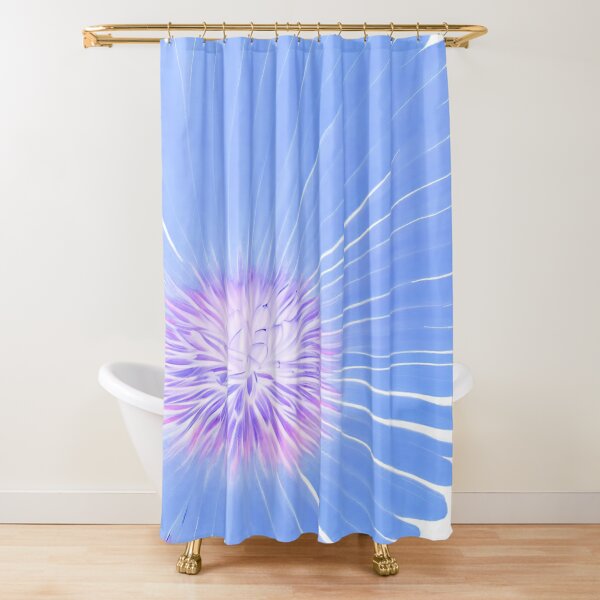 Item preview, Single Flower with Sky Blue Colored Petals designed and sold by deniselynnimage.
